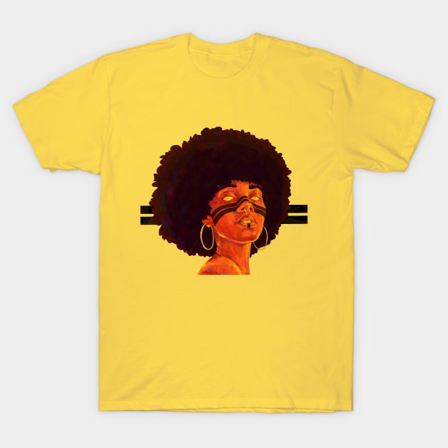 Yellow Sisi with lines T-Shirt by GreenCreature